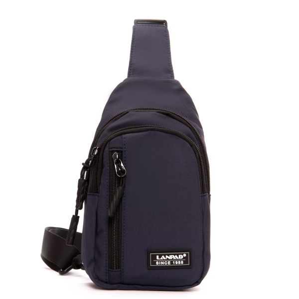 Сумка Мужская На Плечо нейлон Lanpad 20829 blue мал
