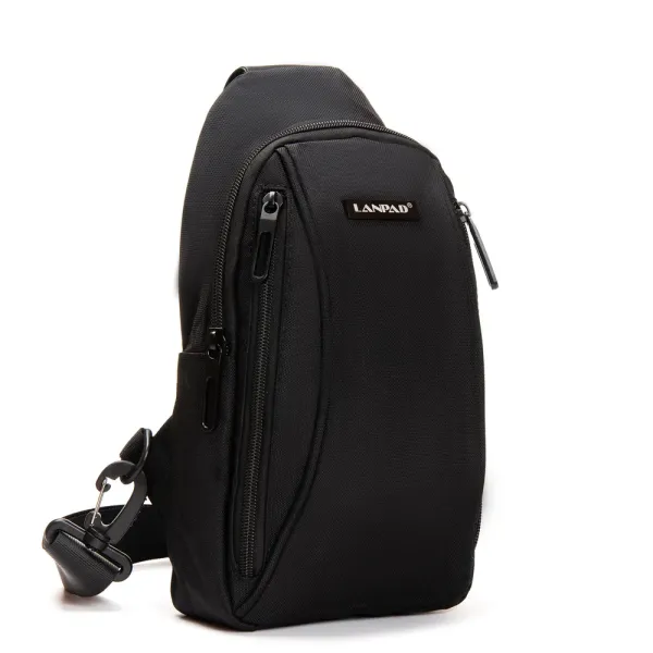 Сумка Мужская На Плечо нейлон Lanpad 35005 black