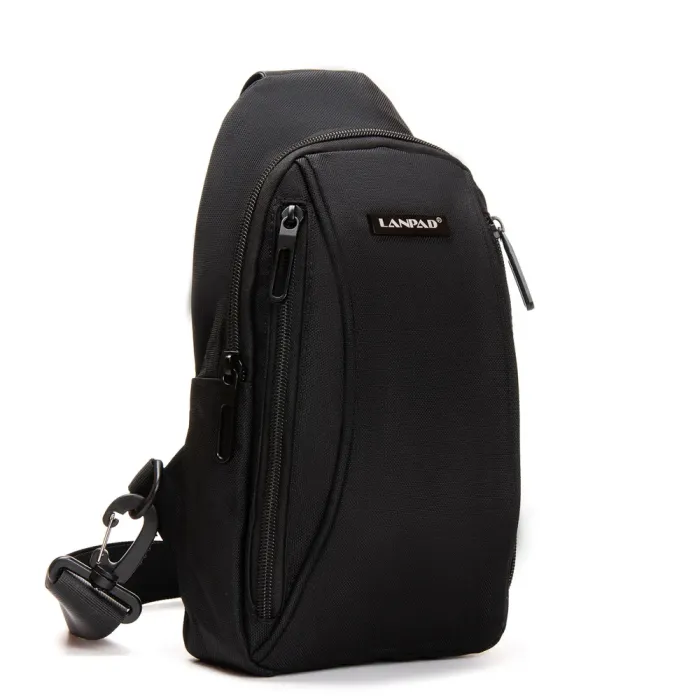 Сумка Мужская На Плечо нейлон Lanpad 35005 black