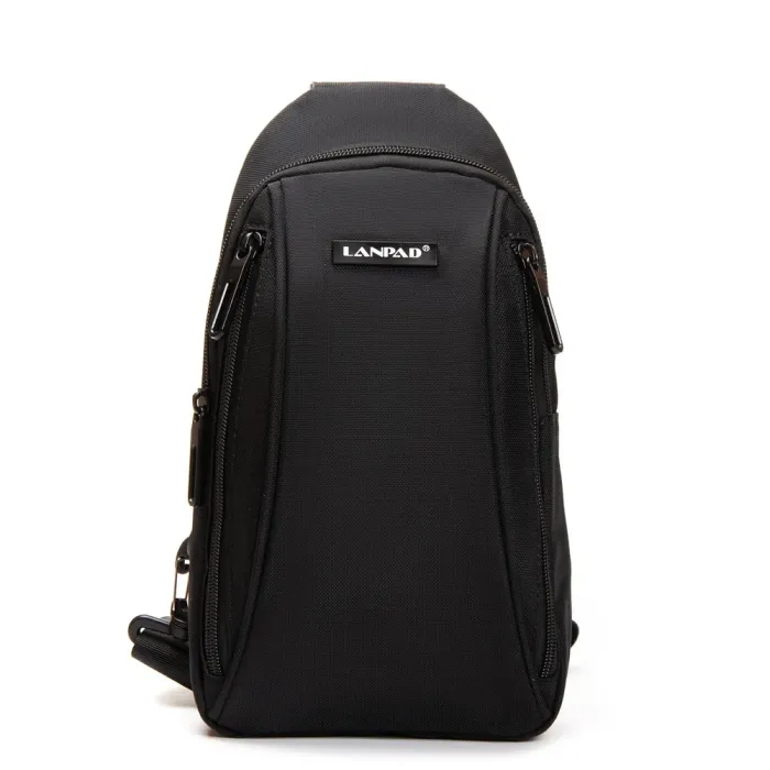 Сумка Мужская На Плечо нейлон Lanpad 35005 black