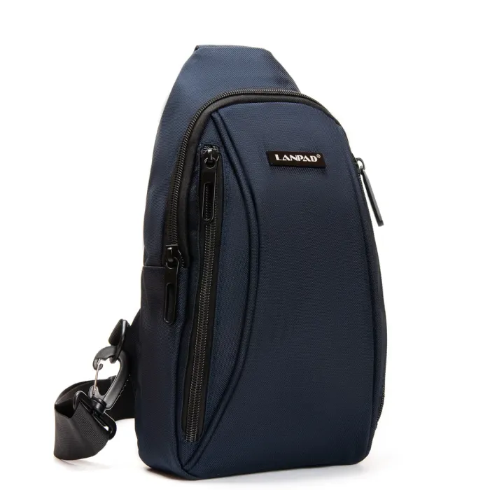 Сумка Мужская На Плечо нейлон Lanpad 35005 blue