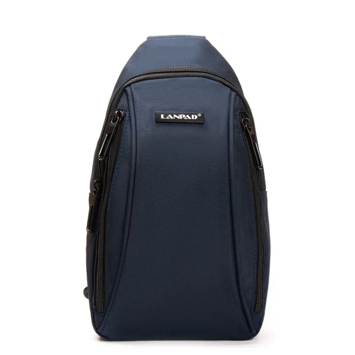 Сумка Мужская На Плечо нейлон Lanpad 35005 blue