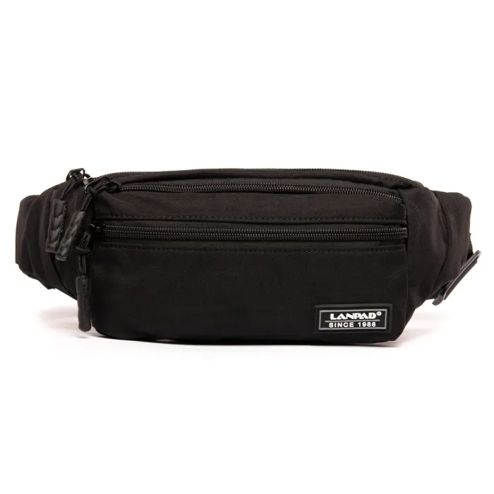Сумка Мужская На пояс нейлон Lanpad 35003 black