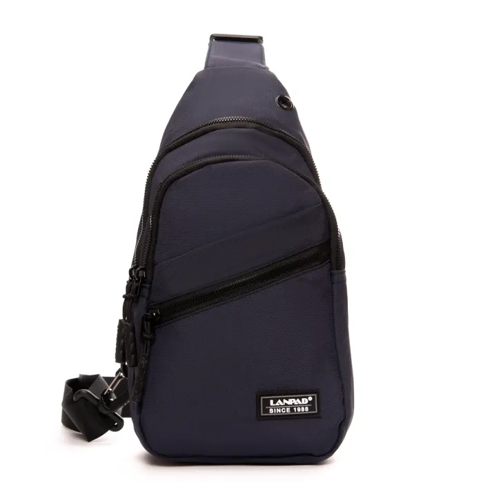 Сумка Мужская На Плечо нейлон Lanpad 83045 blue бол