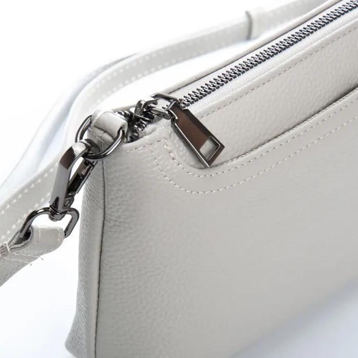 Сумка Женская Клатч кожа ALEX RAI 3092 pale grey