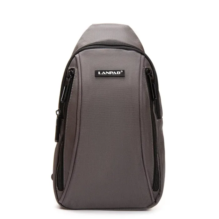Сумка Мужская На Плечо нейлон Lanpad 35005 gray