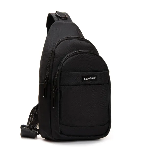 Сумка Мужская На Плечо нейлон Lanpad 63746 black