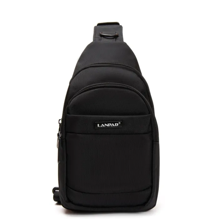 Сумка Мужская На Плечо нейлон Lanpad 63746 black