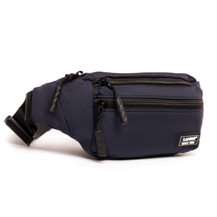 Сумка Мужская На пояс нейлон Lanpad 35003 blue