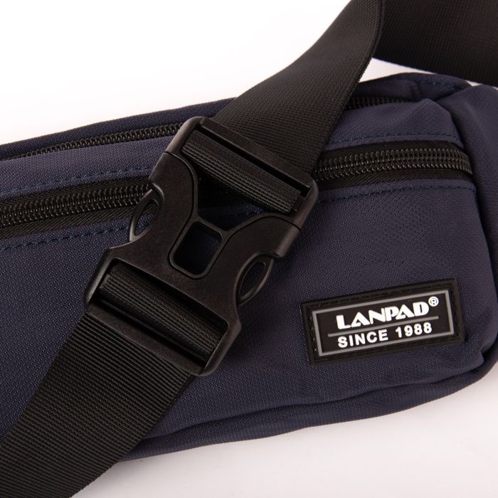 Сумка Мужская На пояс нейлон Lanpad 35003 blue