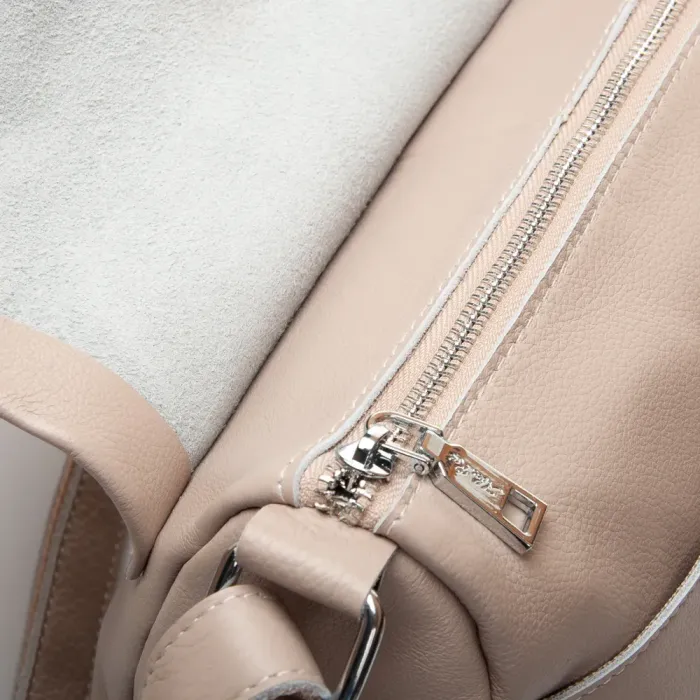 Сумка Женская Классическая кожа ALEX RAI 6504 beige