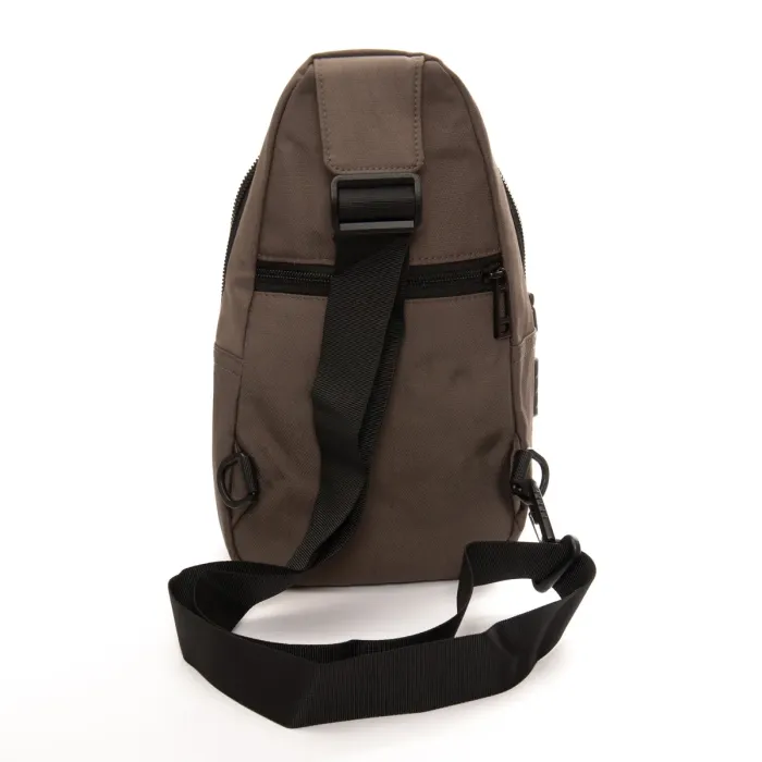 Сумка Мужская На Плечо нейлон Lanpad 83045 brown бол