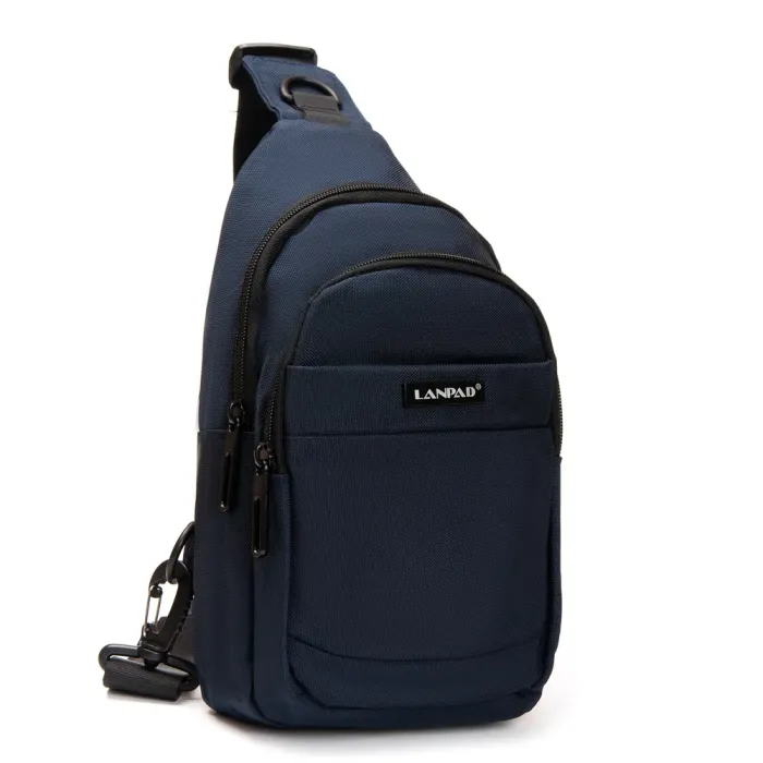 Сумка Мужская На Плечо нейлон Lanpad 63746 blue
