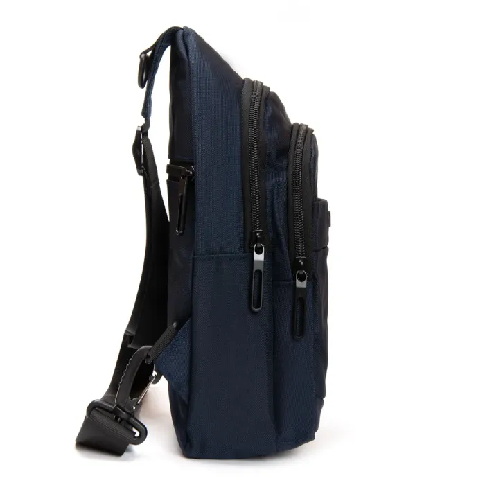 Сумка Мужская На Плечо нейлон Lanpad 63746 blue