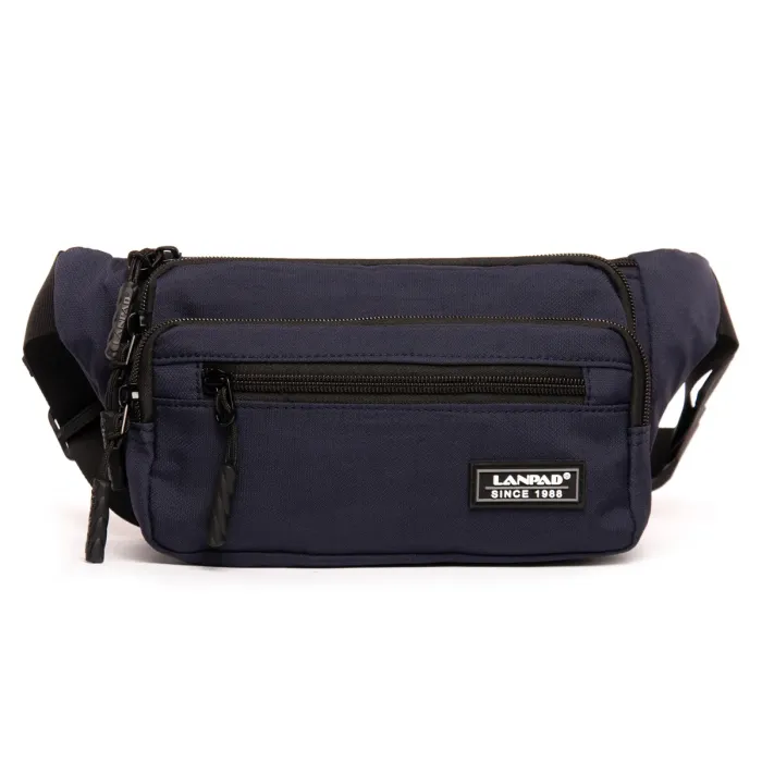 Сумка Мужская На пояс нейлон Lanpad 35009 blue
