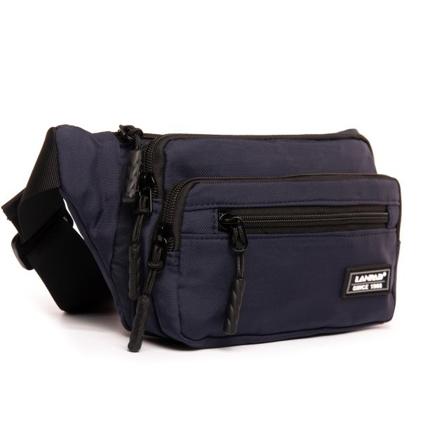 Сумка Мужская На пояс нейлон Lanpad 35009 blue