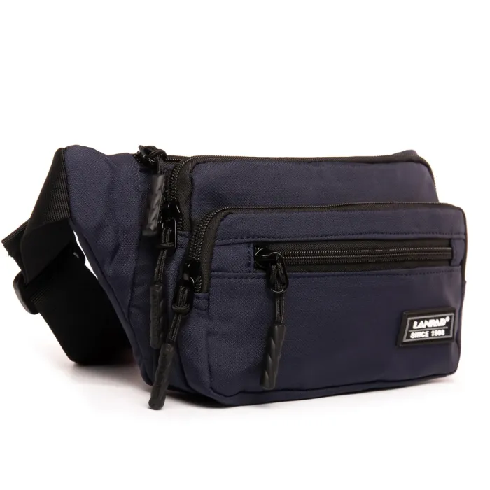 Сумка Мужская На пояс нейлон Lanpad 35009 blue