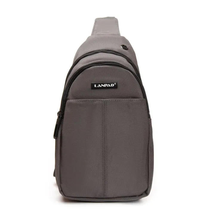 Сумка Мужская На Плечо нейлон Lanpad 83030 gray