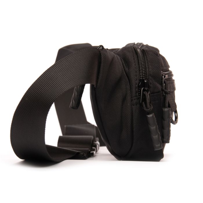 Сумка Мужская На пояс нейлон Lanpad 19006 black