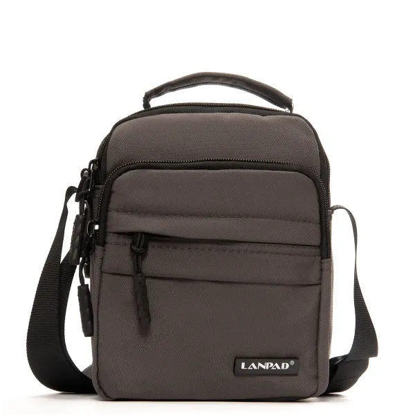 Сумка Мужская Планшет нейлон Lanpad A18043 grey мал