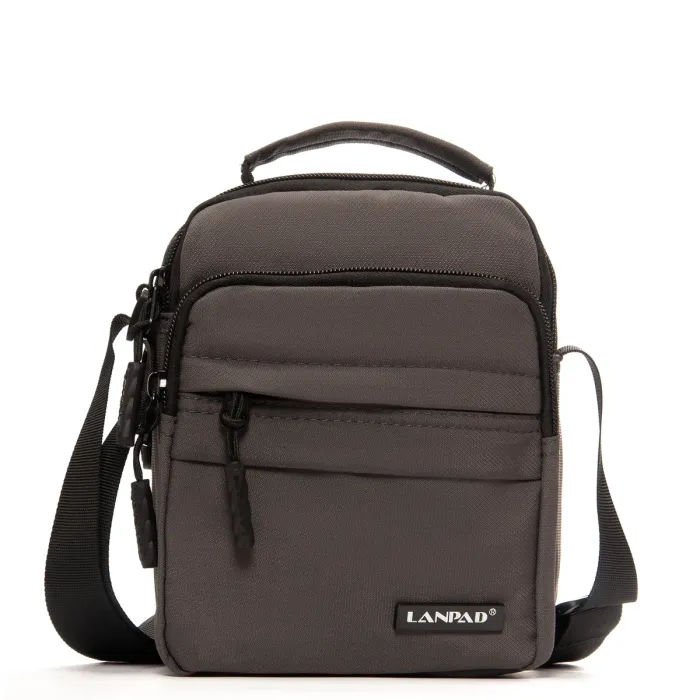 Сумка Мужская Планшет нейлон Lanpad A18043 grey мал