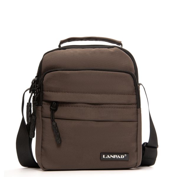 Сумка Мужская Планшет нейлон Lanpad A18043 brown мал