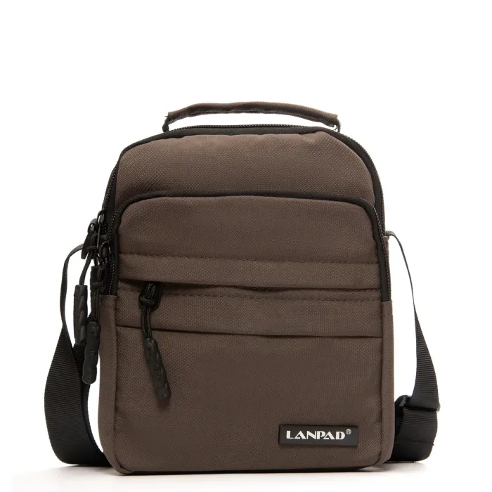 Сумка Мужская Планшет нейлон Lanpad A18043 brown мал