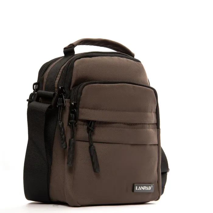 Сумка Мужская Планшет нейлон Lanpad A18043 brown мал