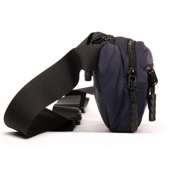 Сумка Мужская На пояс нейлон Lanpad 19006 blue