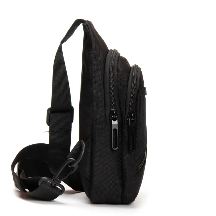 Сумка Мужская На Плечо нейлон Lanpad 82085 black