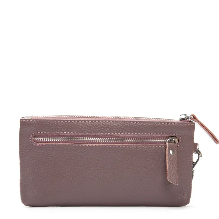 Косметичка кожа A-00276 purple