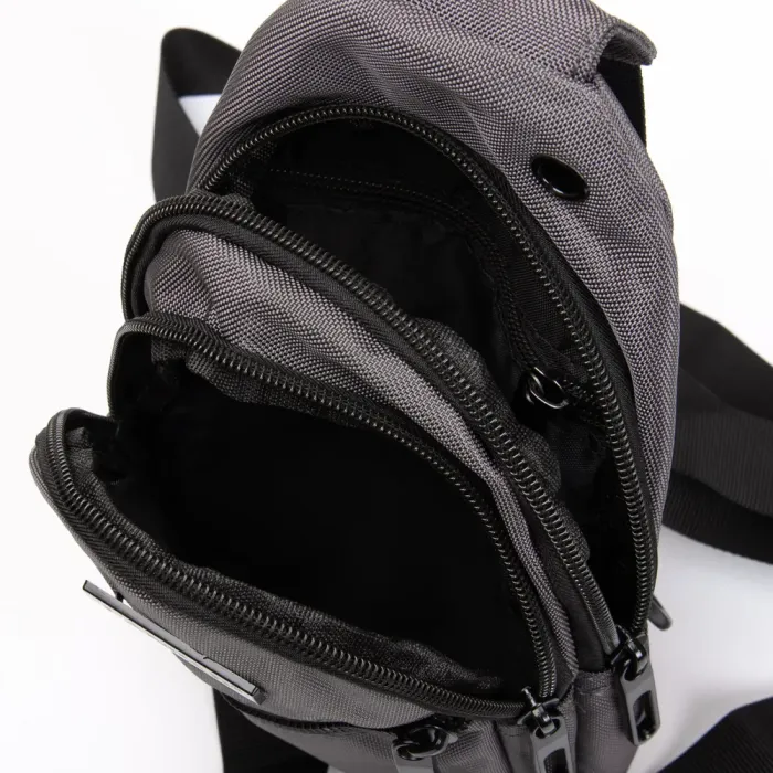 Сумка Мужская На Плечо нейлон Lanpad 82085 gray