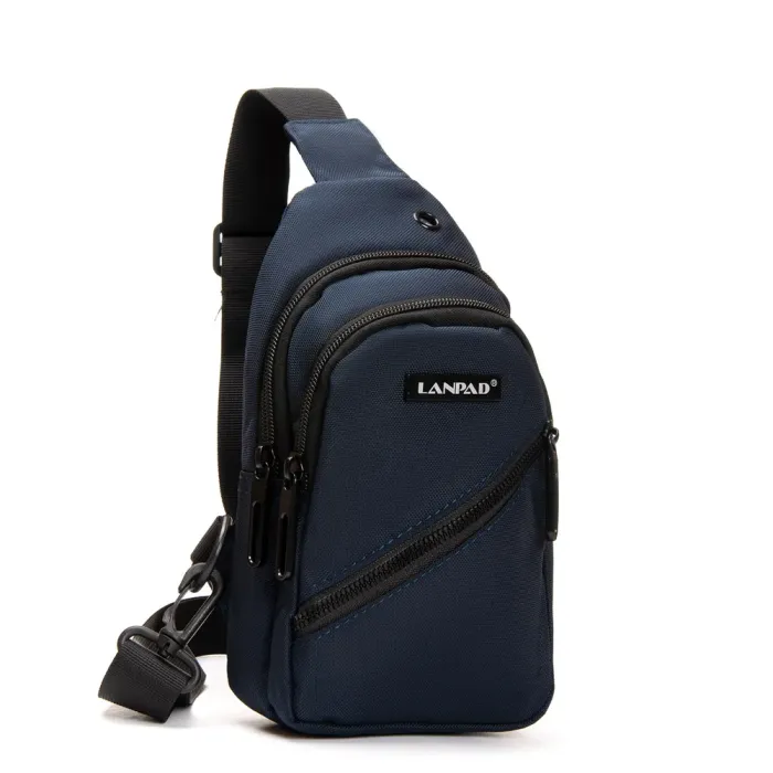 Сумка Мужская На Плечо нейлон Lanpad 82085 blue
