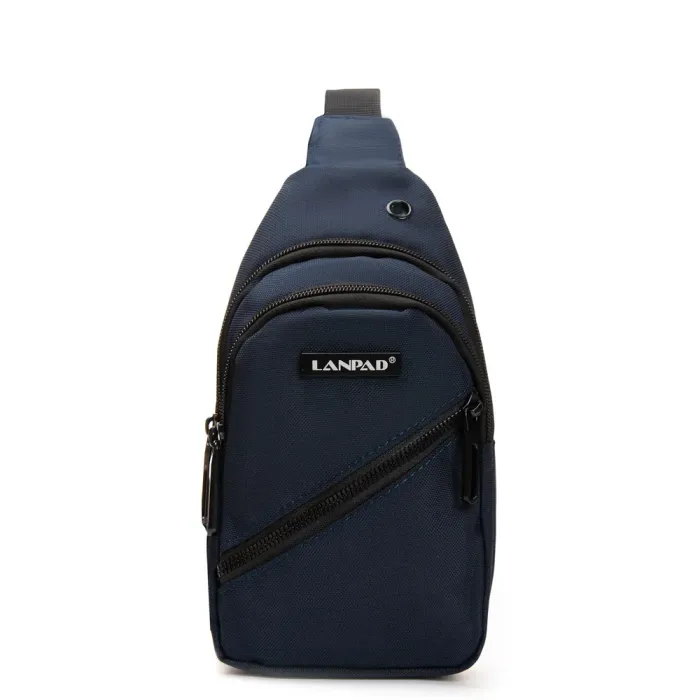 Сумка Мужская На Плечо нейлон Lanpad 82085 blue