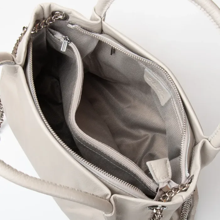 Сумка Женская Классическая кожа ALEX RAI 8918-9 l.beige