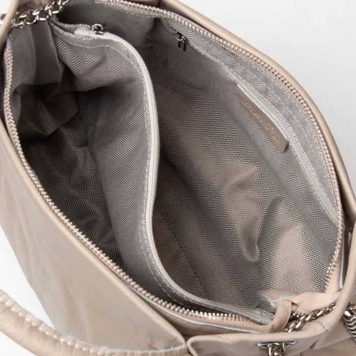 Сумка Женская Классическая кожа ALEX RAI 8918-9 beige