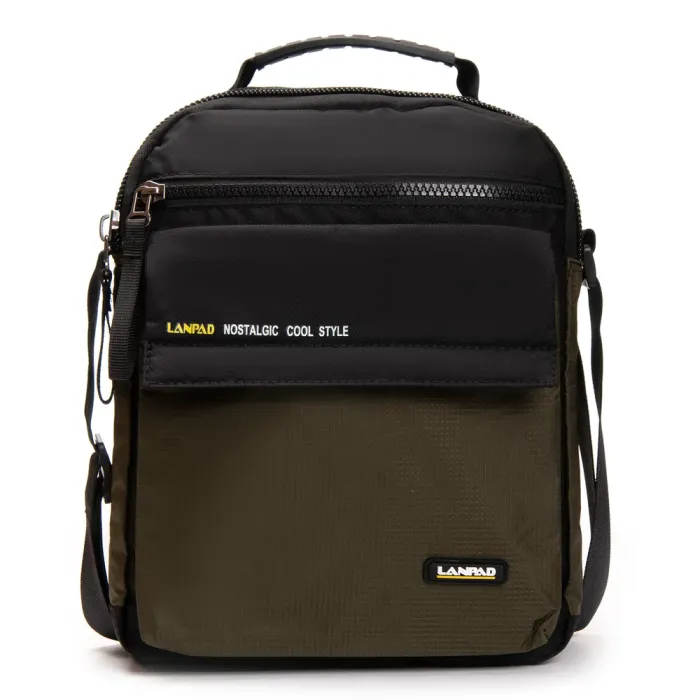 Сумка Мужская Планшет нейлон Lanpad 6049 grey мал