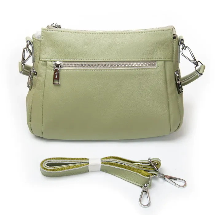 Сумка Женская Классическая кожа ALEX RAI 2048-9 olive