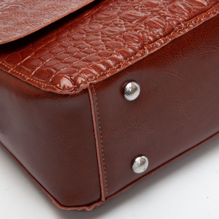 Сумка Женская Классическая кожа ALEX RAI 9346 camel