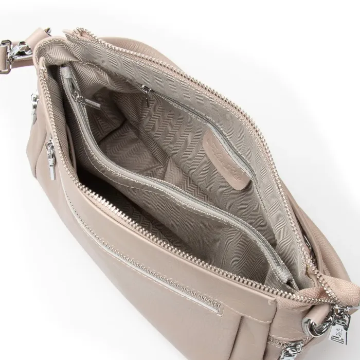 Сумка Женская Классическая кожа ALEX RAI 2048-9 beige