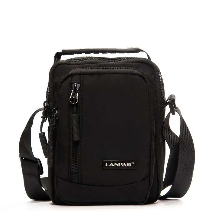 Сумка Мужская Планшет нейлон Lanpad A15057 black мал