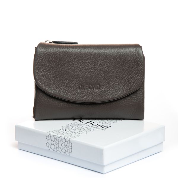 Кошелек Bright Женский кожа DR. BOND WS-239 gray