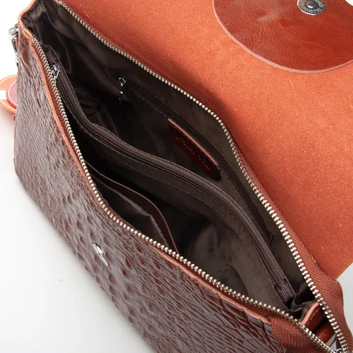 Сумка Женская Классическая кожа ALEX RAI 9346 camel