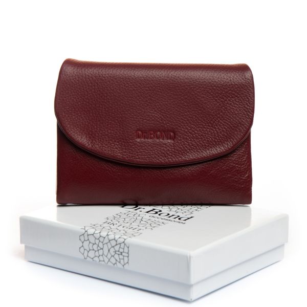 Кошелек Bright Женский кожа DR. BOND WS-239 wine red