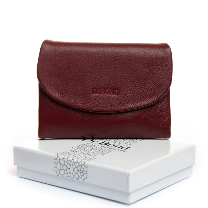 Кошелек Bright Женский кожа DR. BOND WS-239 wine red