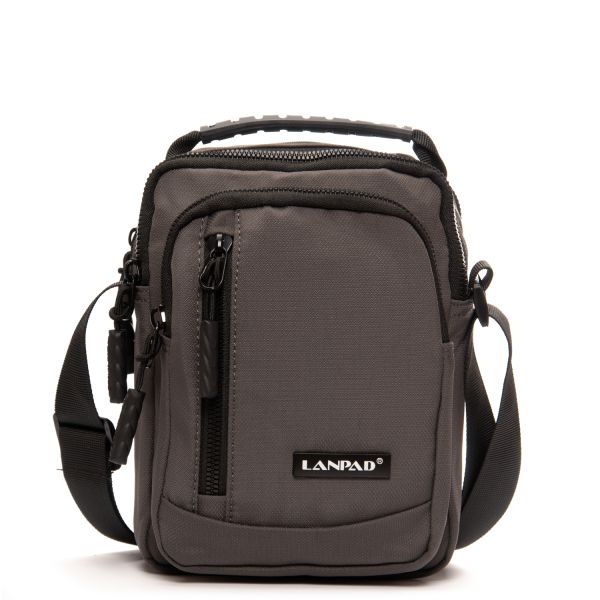 Сумка Мужская Планшет нейлон Lanpad A15057 grey мал