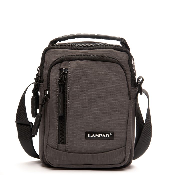 Сумка Мужская Планшет нейлон Lanpad A15057 grey мал