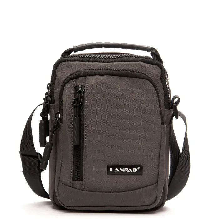 Сумка Мужская Планшет нейлон Lanpad A15057 grey мал