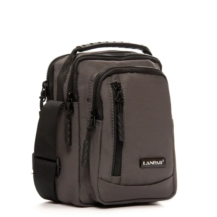Сумка Мужская Планшет нейлон Lanpad A15057 grey мал