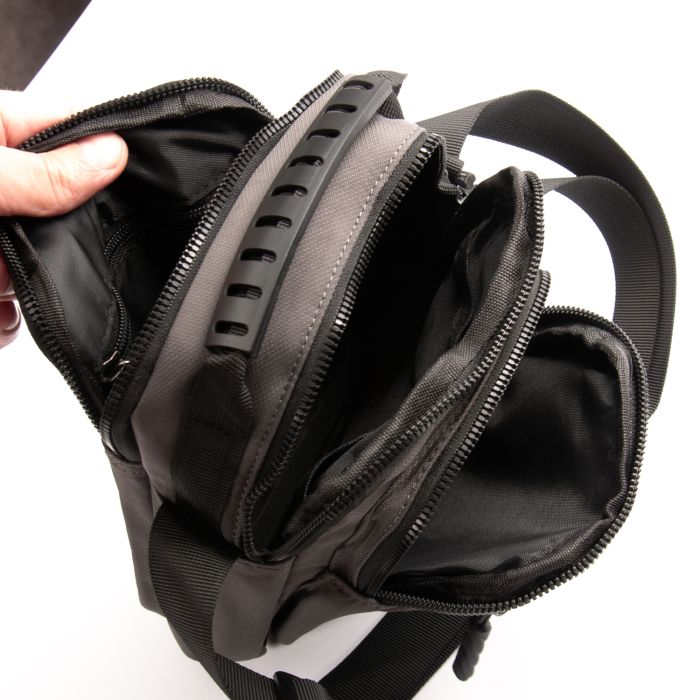 Сумка Мужская Планшет нейлон Lanpad A15057 grey мал